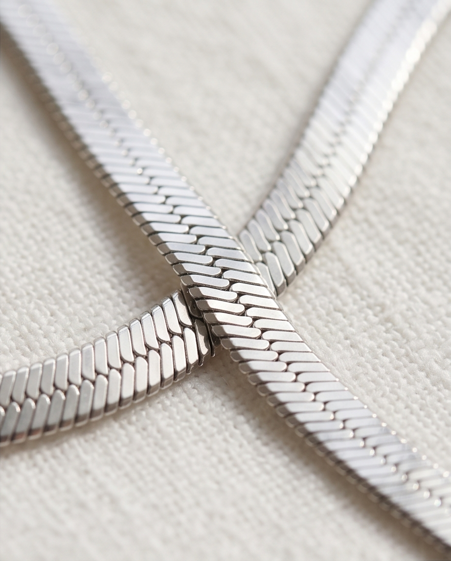 Slangenketting van roestvrij staal – Sensuele elegantie