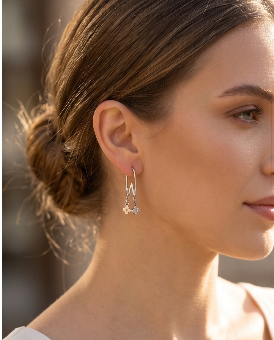 Boucles d’oreilles Céline – Élégance naturelle