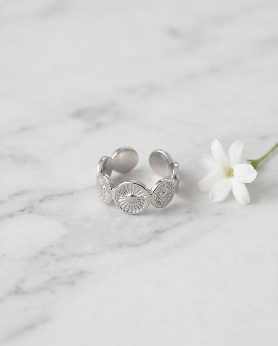 Sunray rings - Heloise: Silver