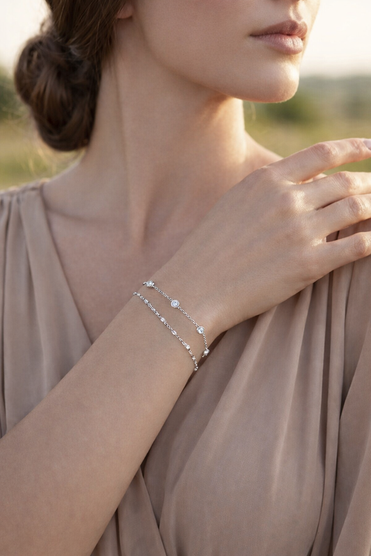 Zilveren Celine-armband