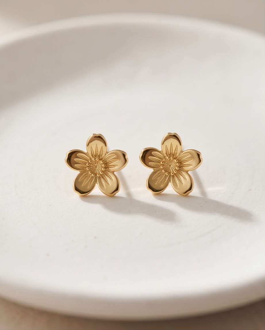 ✨ boucles d’oreilles Flora – Une touche florale pleine d’élégance ✨