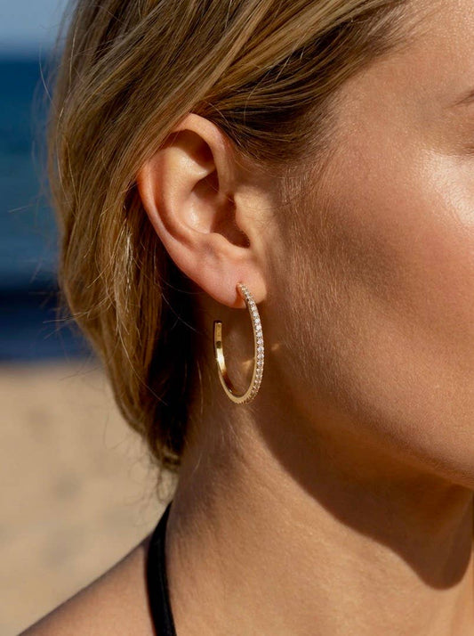 Gouden prestige oorbellen