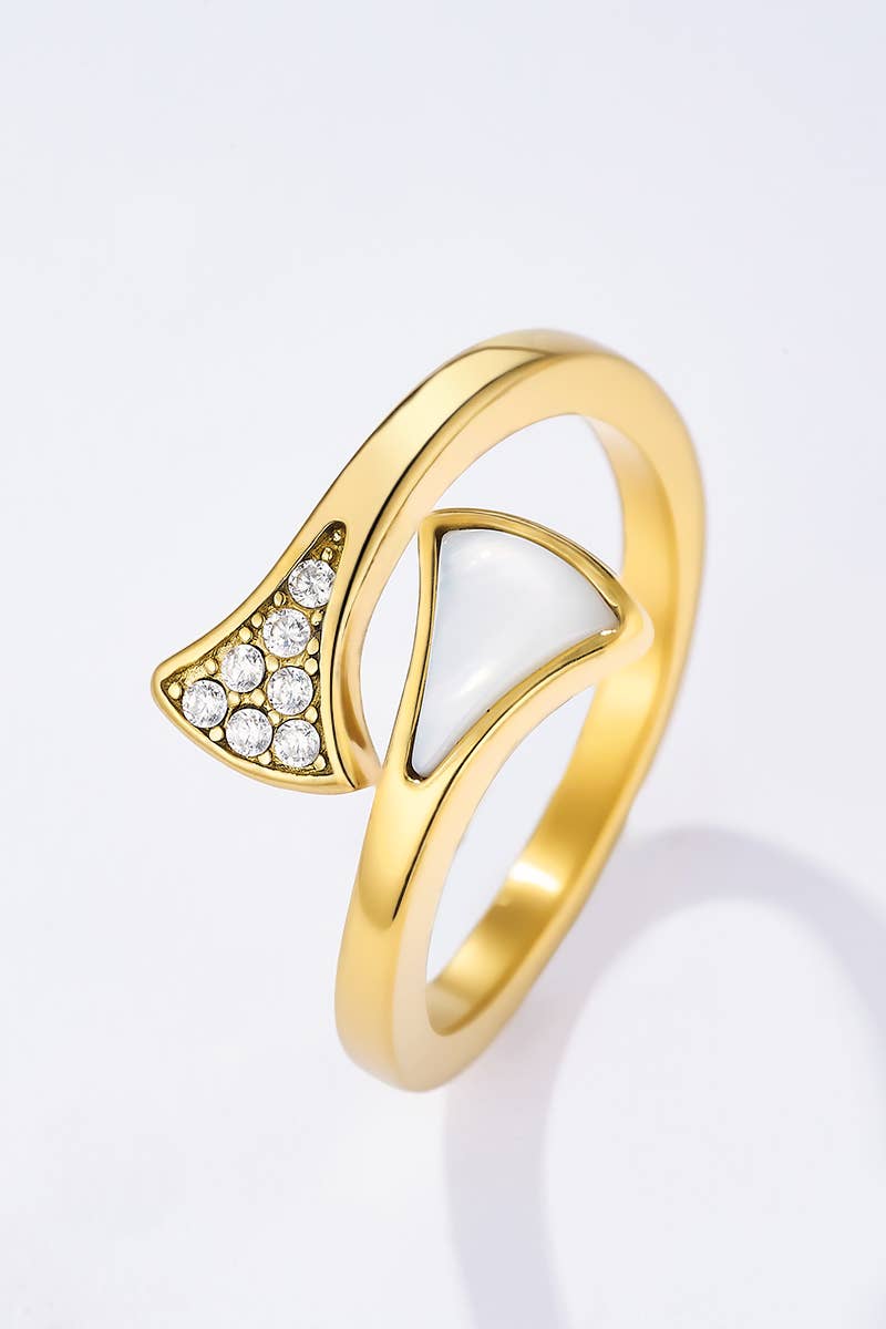 Ginko ring: goud
