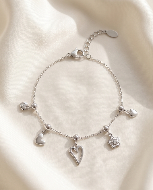Bracelet Adore argenté - acier inoxydable
