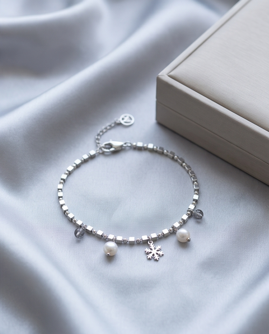 Bracelet Winter - acier inoxydable ❄️✨