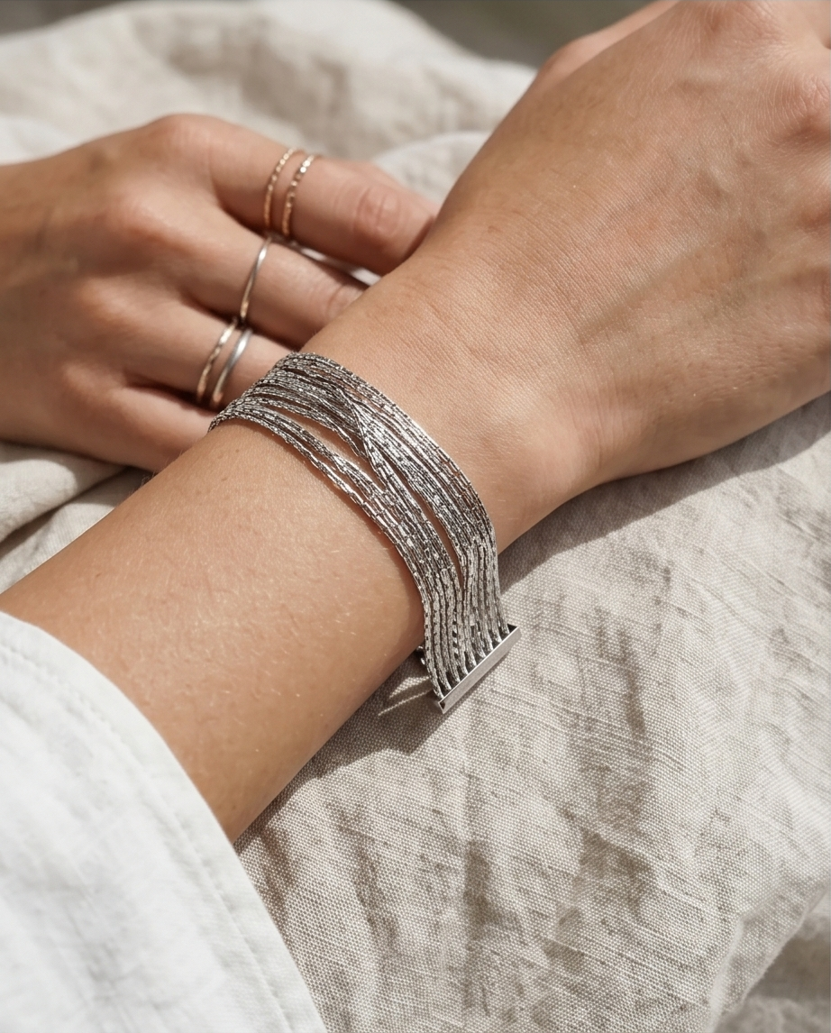 Zilveren armband Cascade ✨