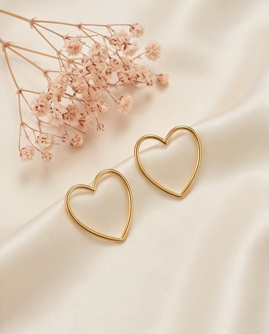 Boucles d’oreilles cœur – Touche love au quotidien