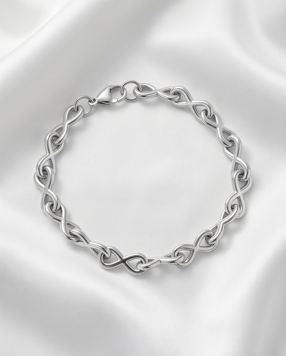Silver Infinity Bracelet - Infinity Glow ♾️✨