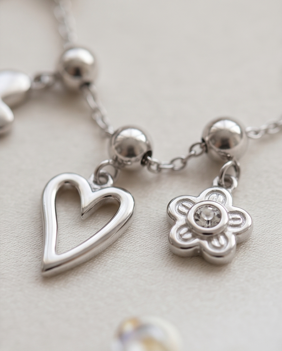 Adore silver-plated bracelet - stainless steel