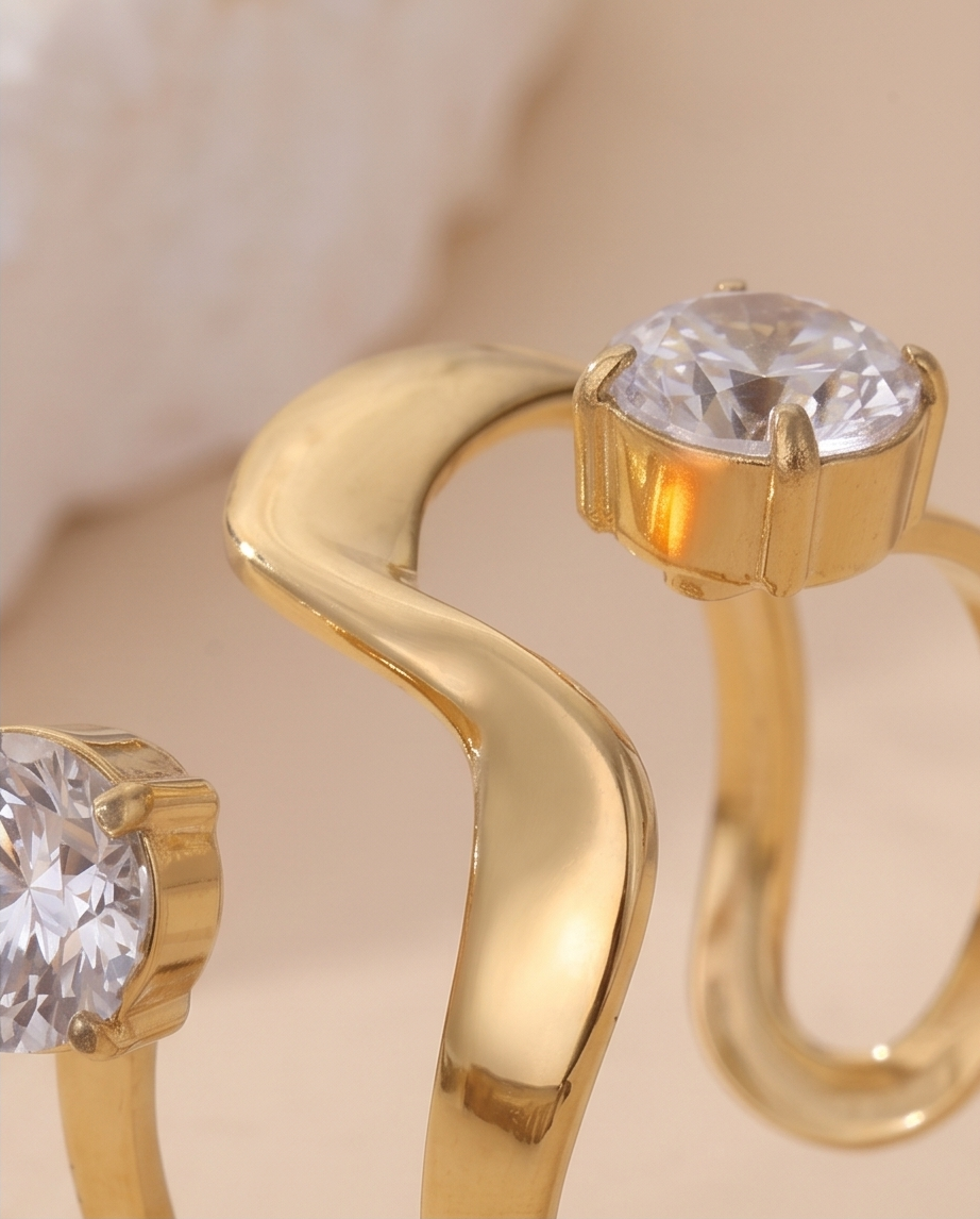 Bague Nina dorée – Simplement irrésistible