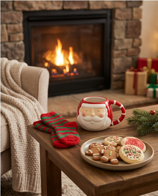 Kerstmok en sokken set
