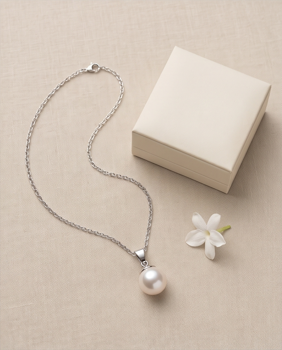 Sieradenset Moon parels & kristallen – Stralende elegantie