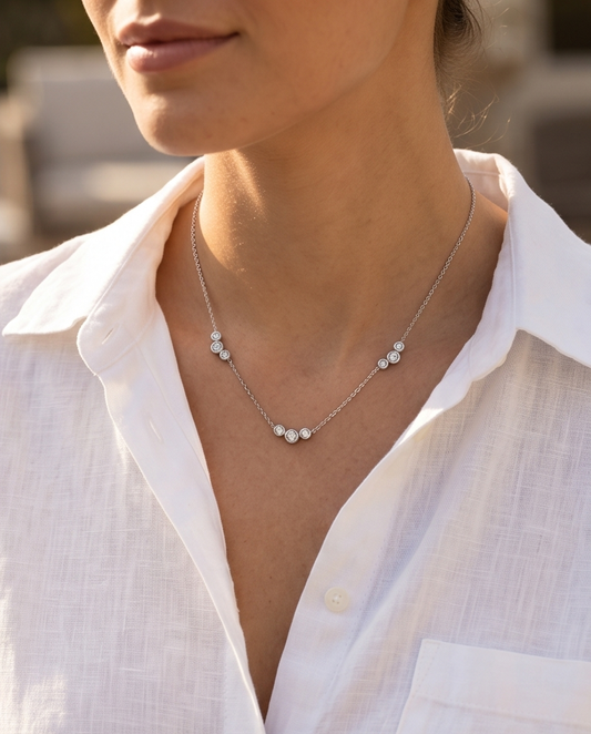 Collier Sisi en acier inoxydable – Style clean assuré