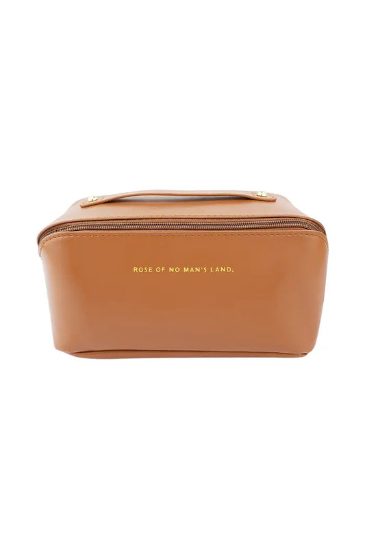 Trousse de maquillage camel