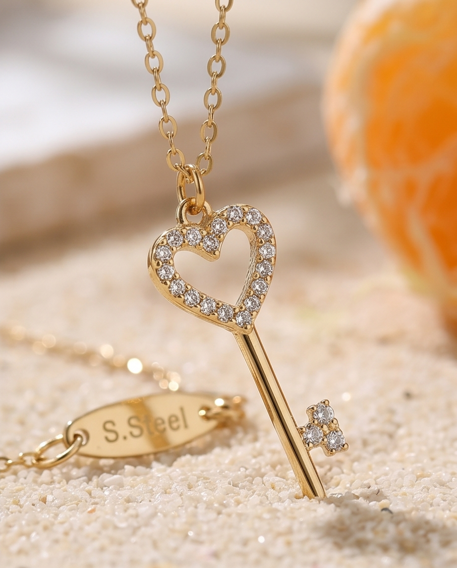 Lirona Gold-Plated Stainless Steel Necklace ✨🌟
