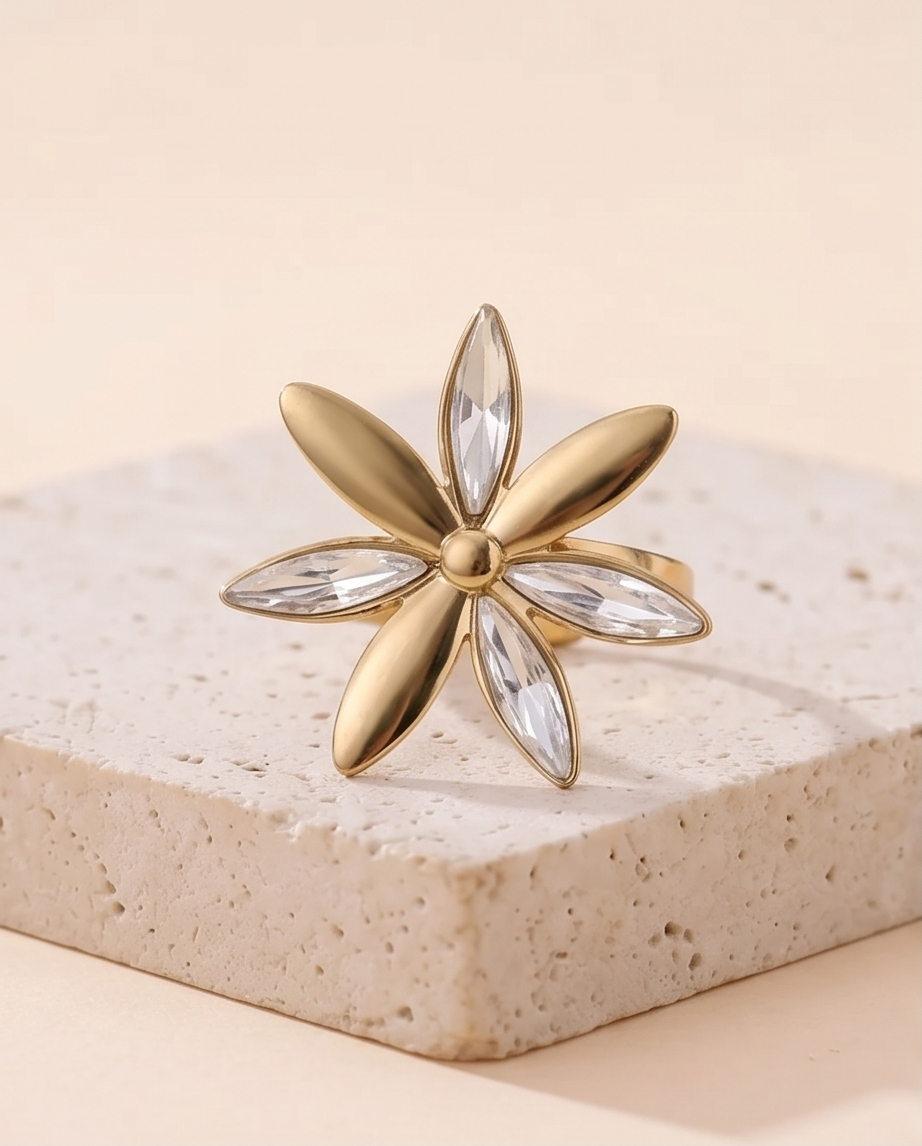 Clementine Gold Ring – Fresh & Stylish Glow