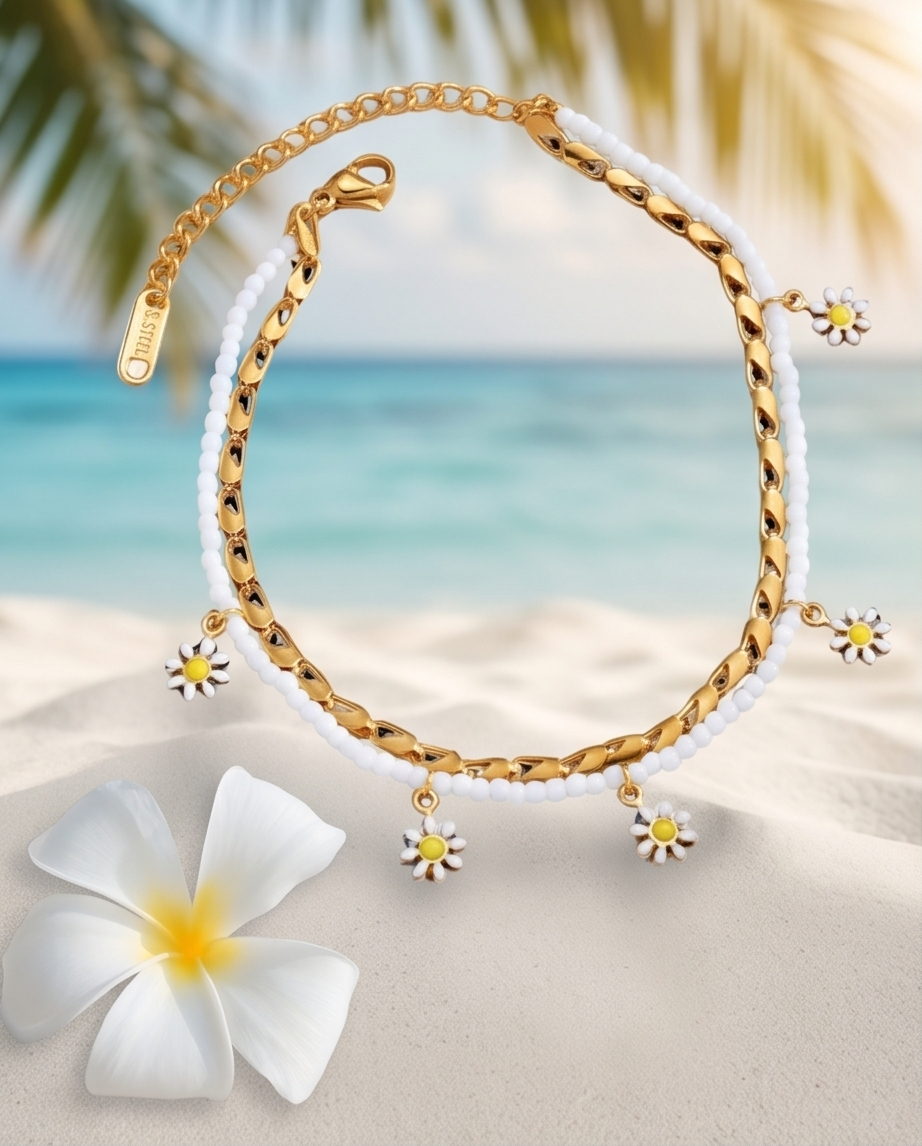 Bohemian Bracelet – Gold ✨🌼