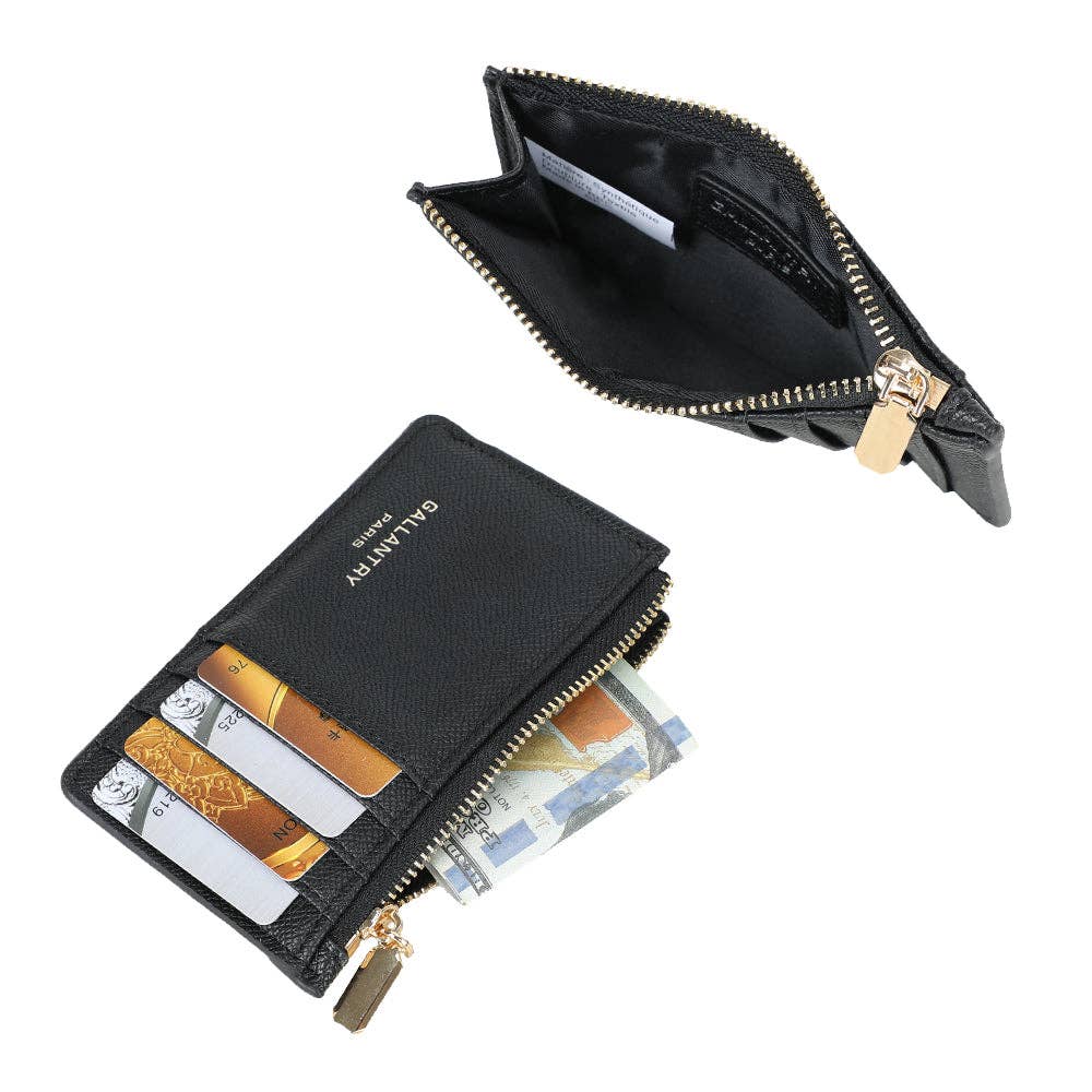 Bruine leren kaarthouder Cognac Élégance – Tijdloze elegantie
