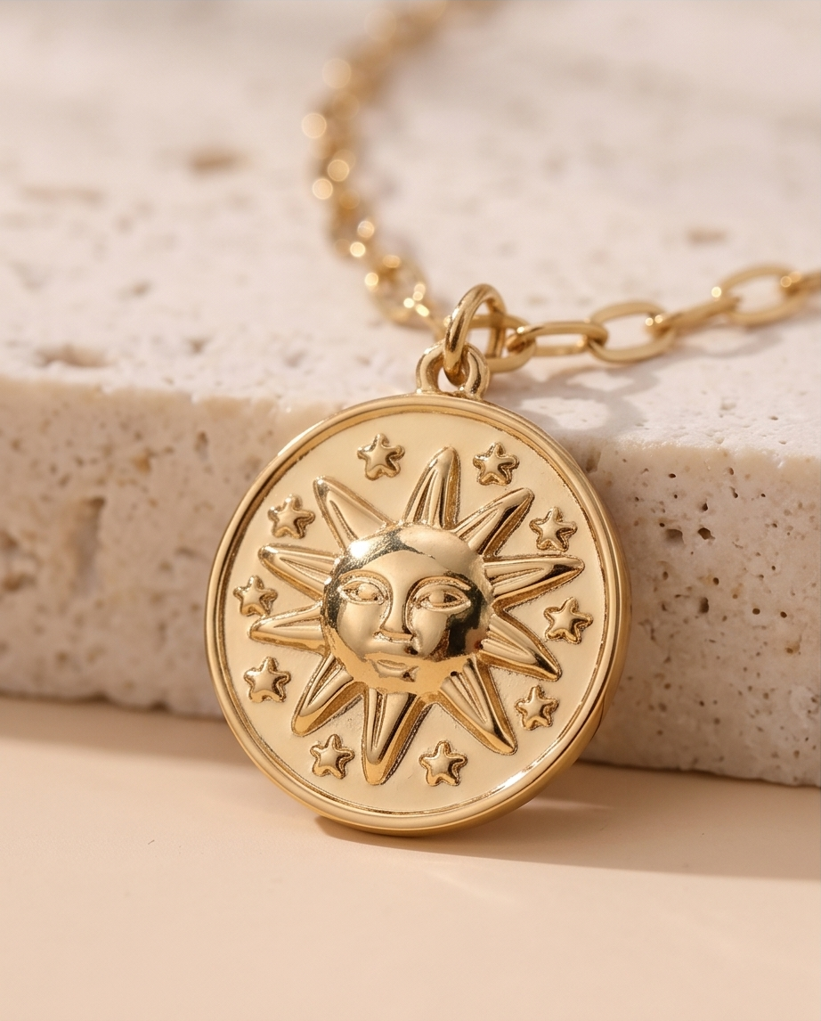 Collier Angelique doré – Douceur & élégance