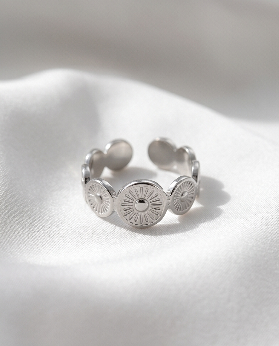 Sunray rings - Heloise: Silver