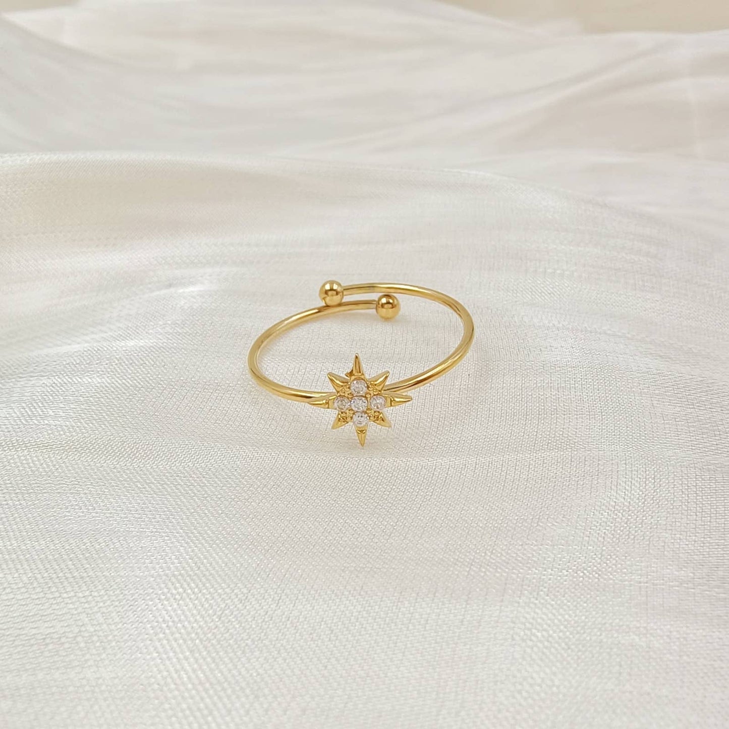 Bague étoile - Élisa: Gold
