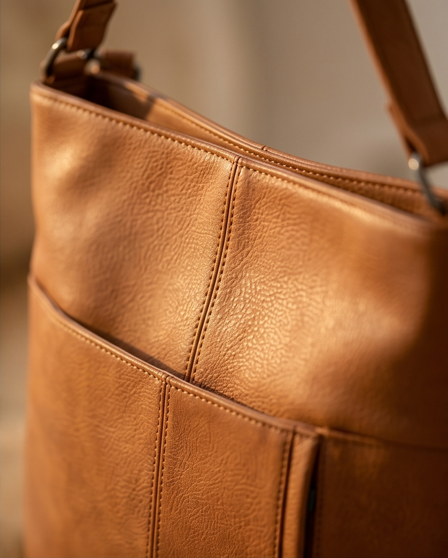 Schoudertas Le Tote Chic camel – Moderne elegantie