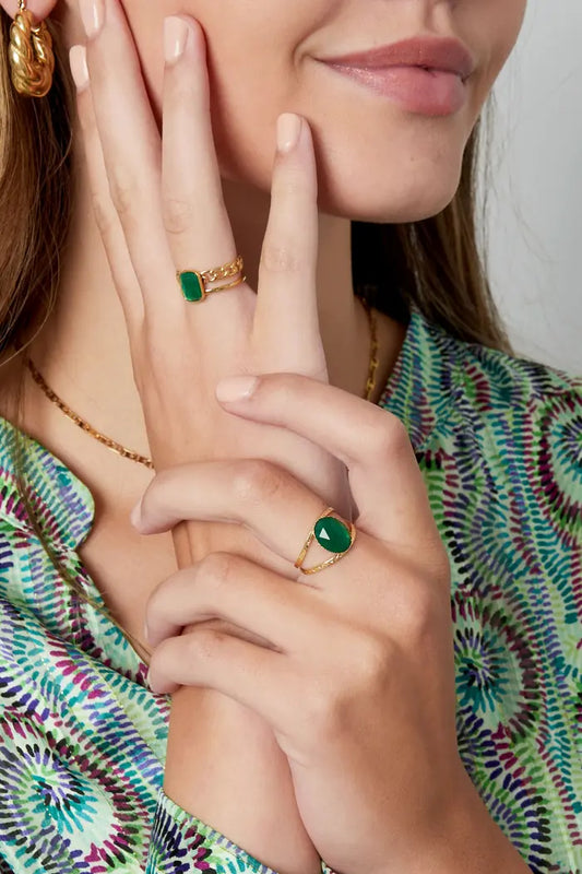 Bague Kiki vert