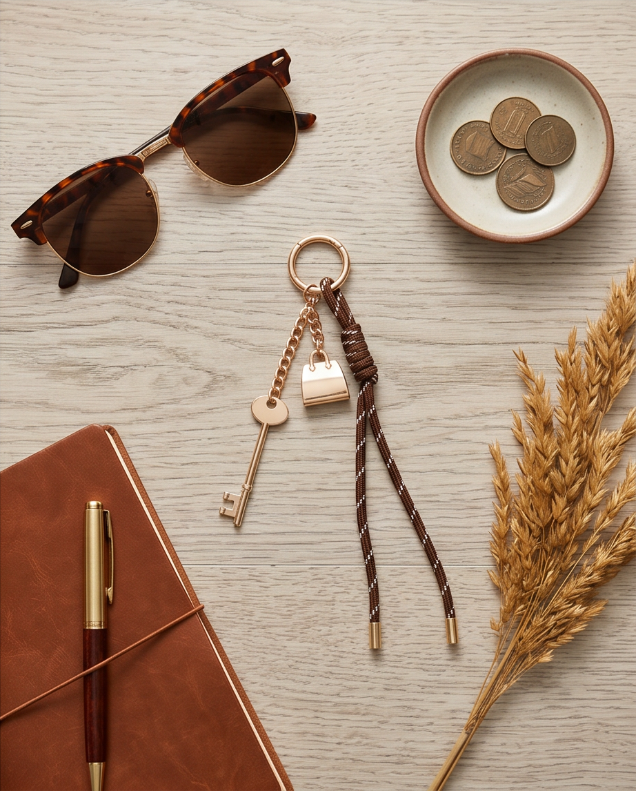 Sleutelhanger met bedels – Elegant accessoire