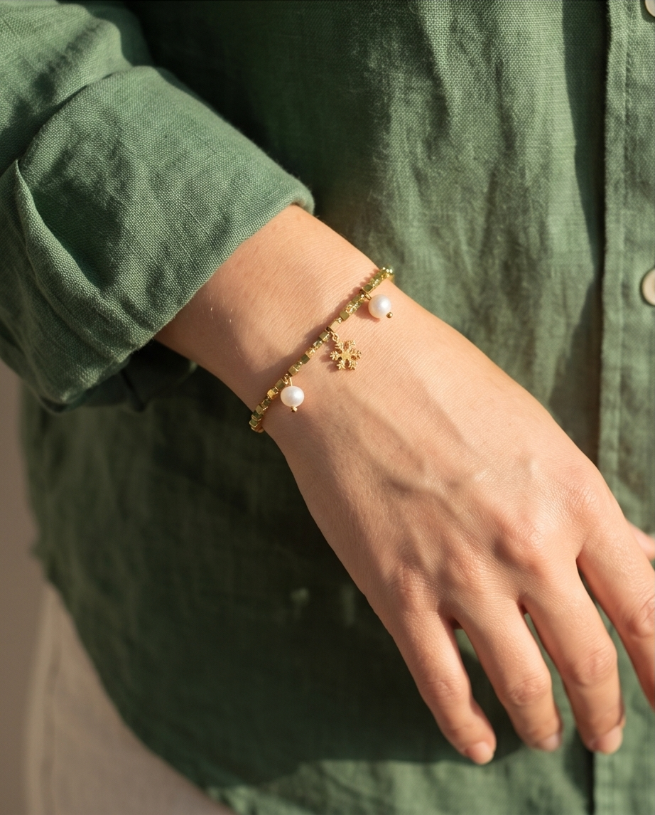 Bracelet Winter - acier inoxydable ❄️✨