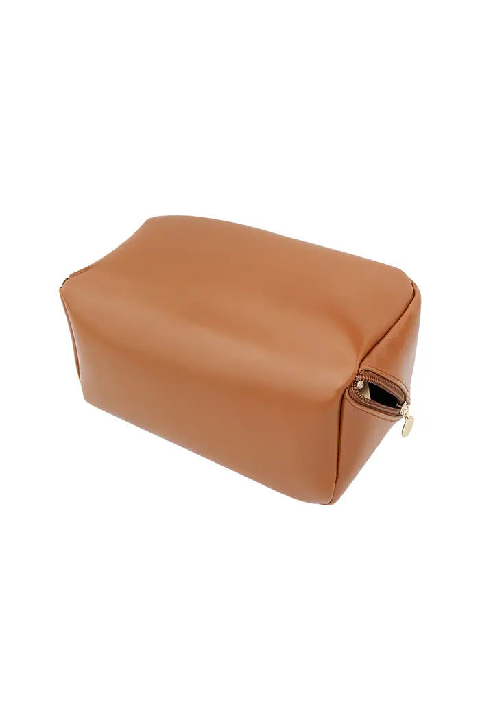 Trousse de maquillage camel