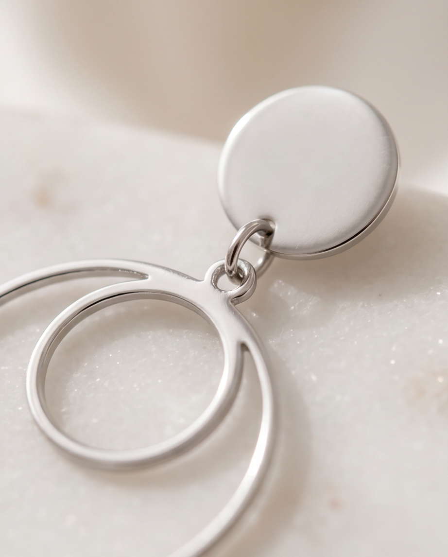 ✨ Boucles Éclipse – L’élégance minimaliste ✨