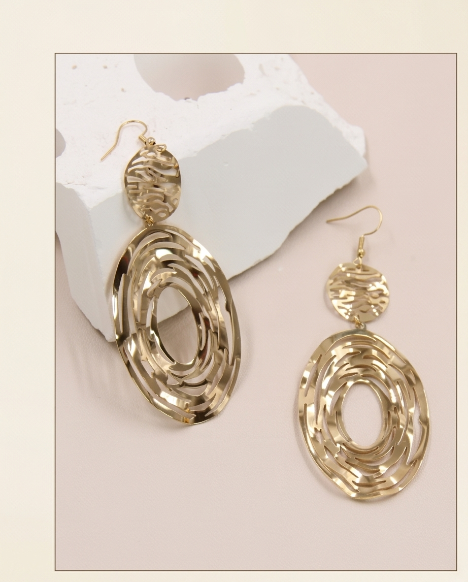 Geometric Drop Earrings