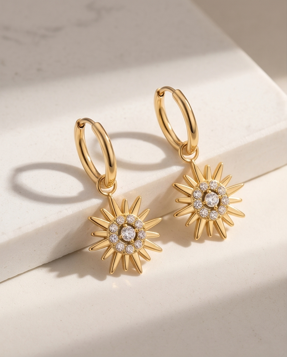 Boucles d’oreilles Soleil – Élégance qui s’adapte à toi