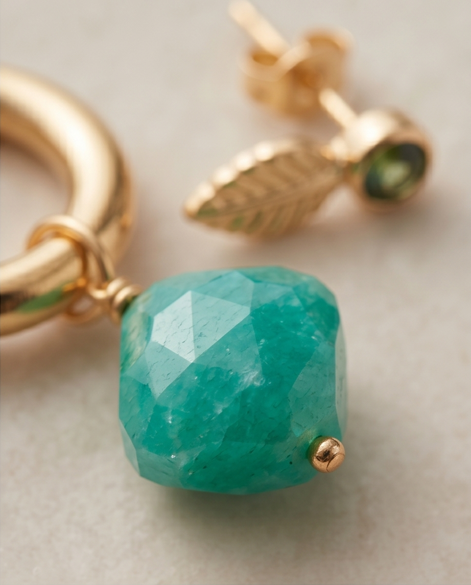 Clover earrings - good luck charm