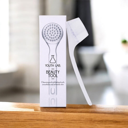 Schoonheidstool: reinigingsborstel