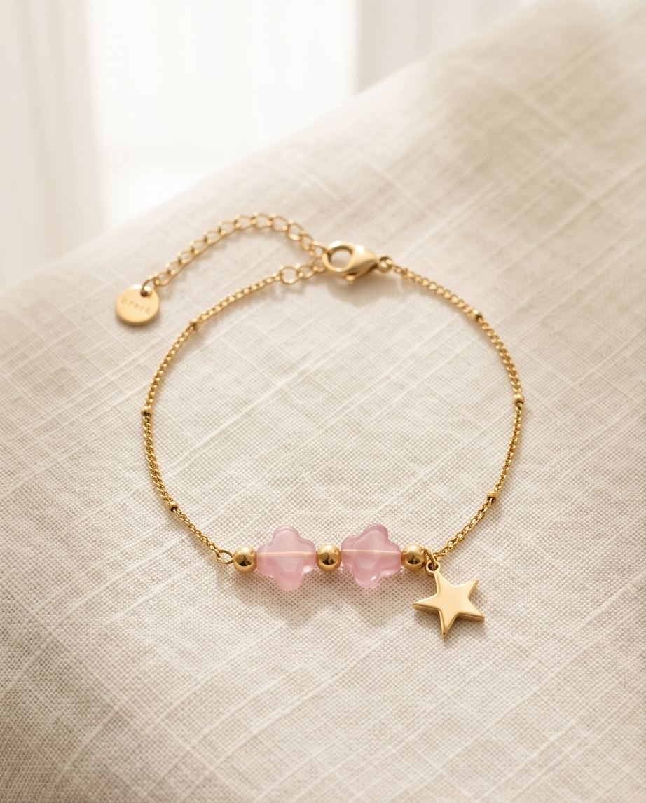 Gold Star Stainless Steel Bracelet ⭐✨