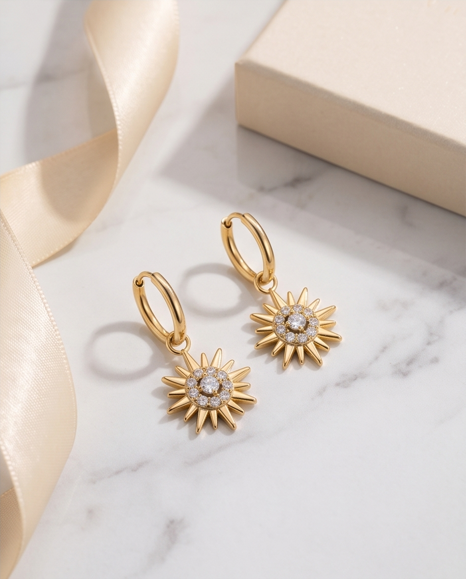 Boucles d’oreilles Soleil – Élégance qui s’adapte à toi