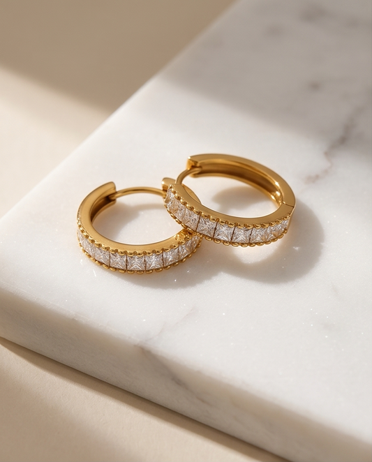 RVS oorbellen Rita goud – Tijdloze elegantie