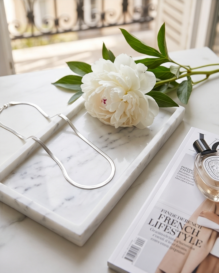 Slangenketting van roestvrij staal – Sensuele elegantie