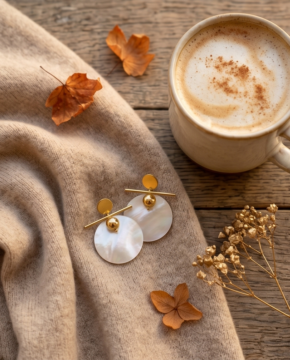 ✨ Boucles Luna – L’élégance minimaliste ✨
