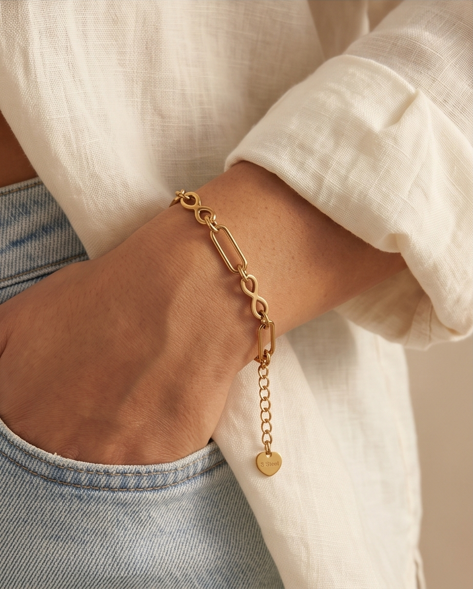 Bracelet Maly Doré en Acier Inoxydable ✨💛