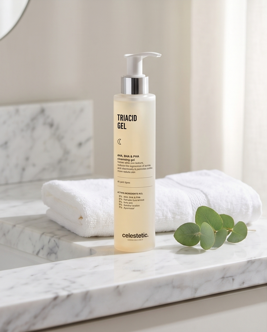 Triacid exfoliërende reinigingsgel.