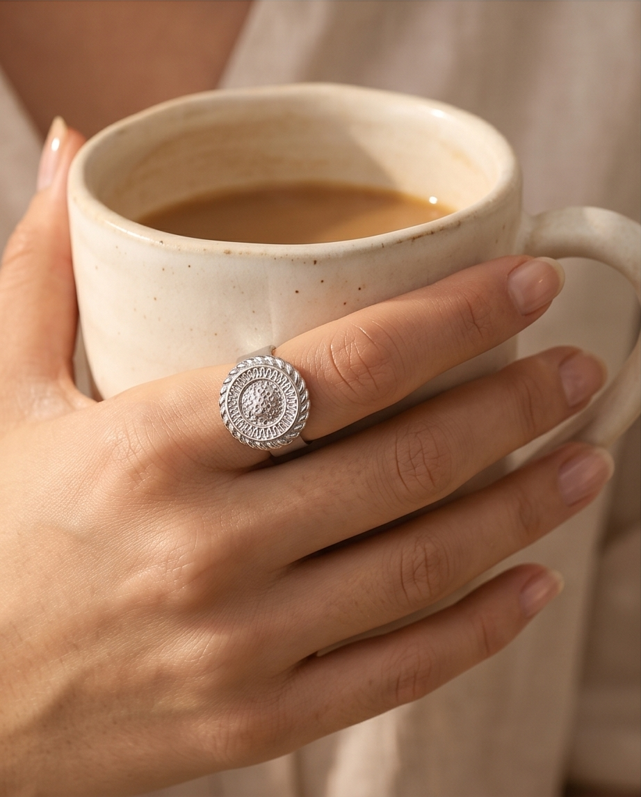 Bague Evangéa - acier inoxydable