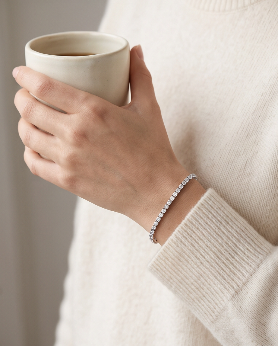 Eclat Stainless Steel Bracelet – Gold or Silver