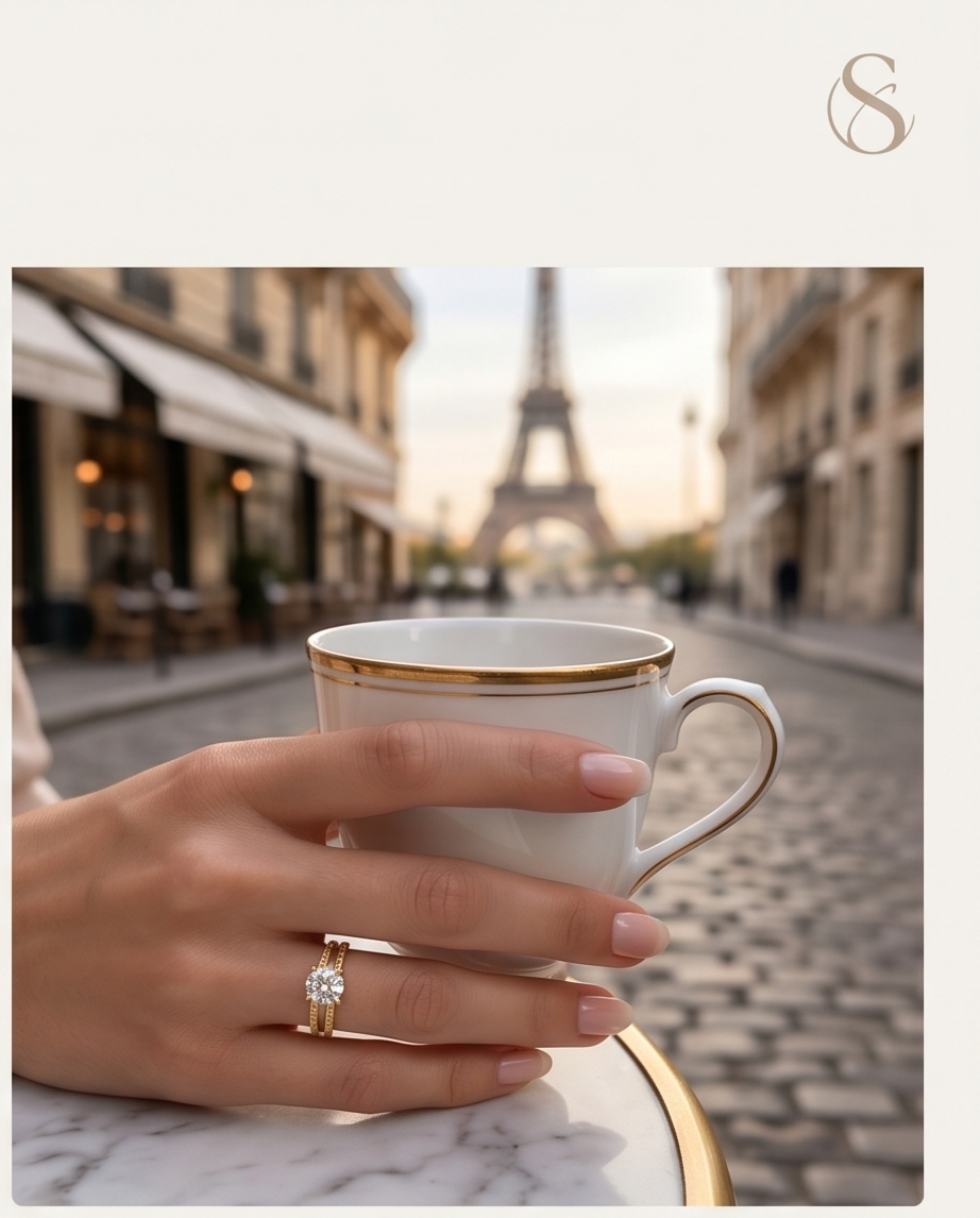 Bague Bella Dorée en Acier Inoxydable ✨💛