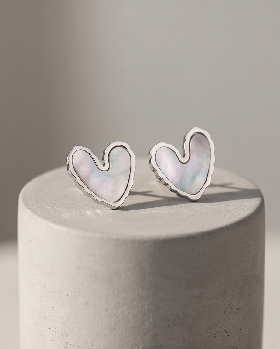 Nova stainless steel earrings – Confident radiance