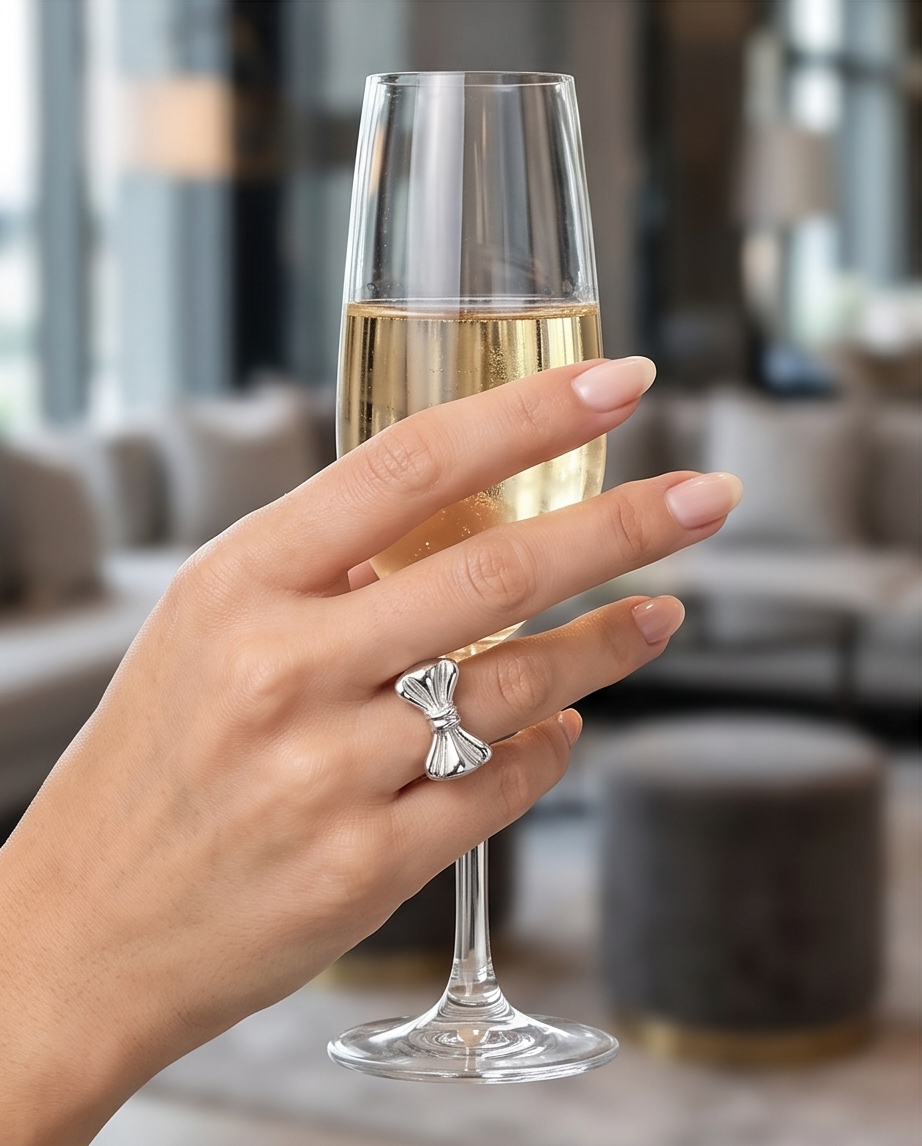 Bow ring - Elegance at your fingertips 🎀