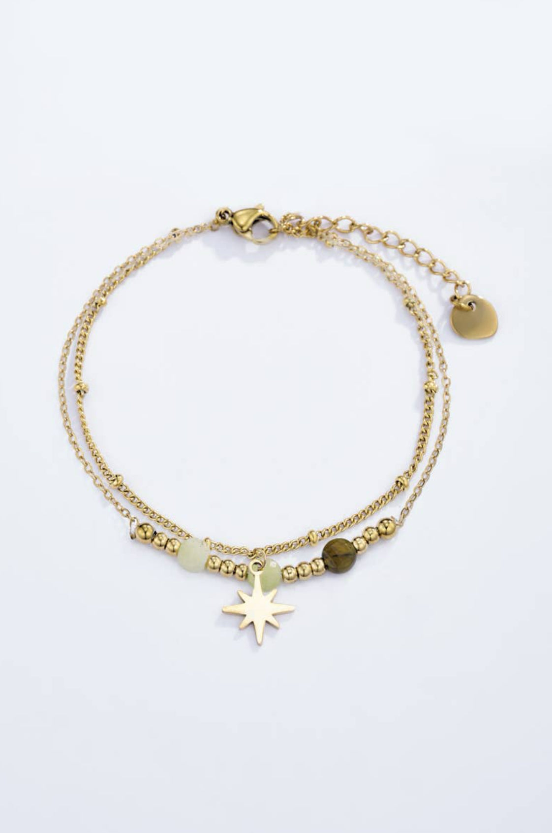 Bracelet étoile en acier inoxydable : Or