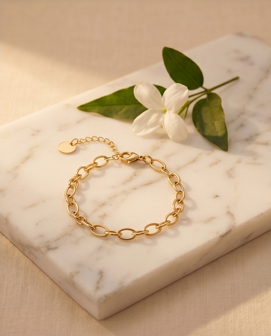 Bracelet à charms doré – Crée ton style
