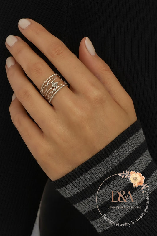 Bague - Éliane: Argent